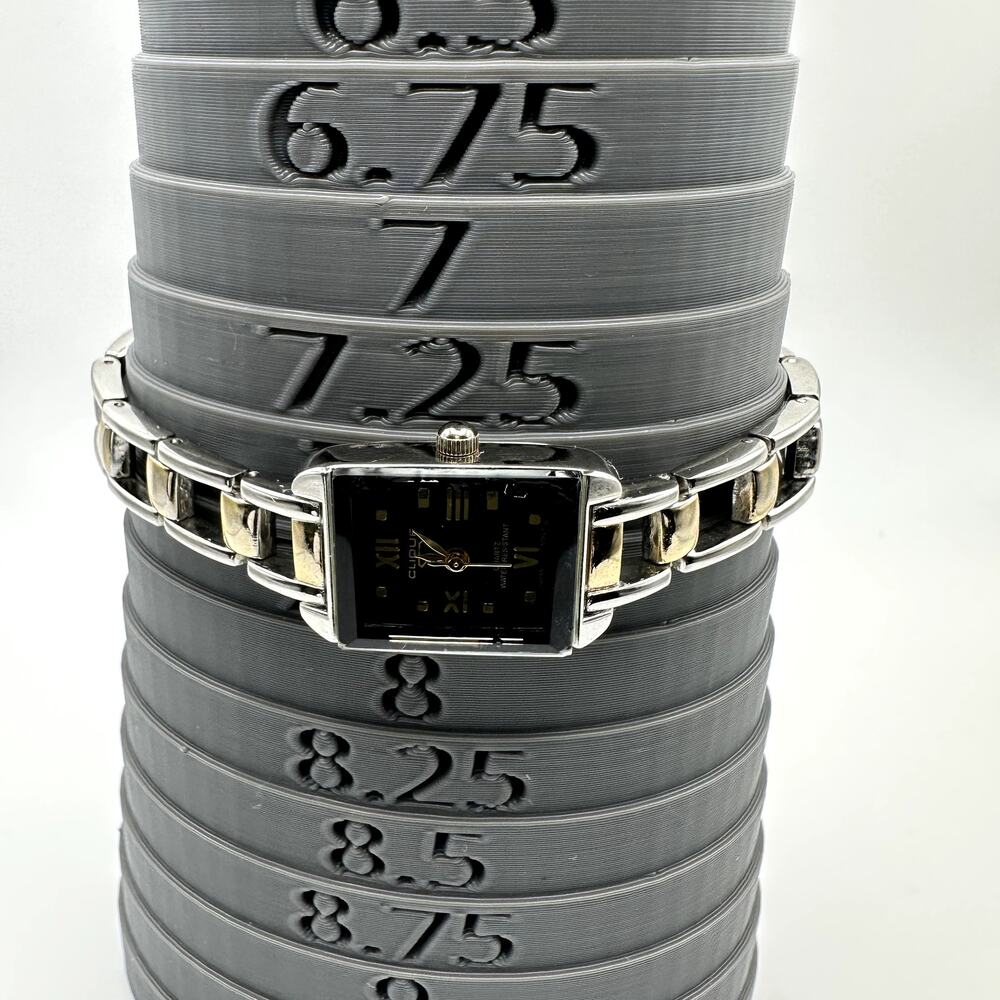 Clique Two-Tone Rectangular Quartz Watch - Picture 4 of 9